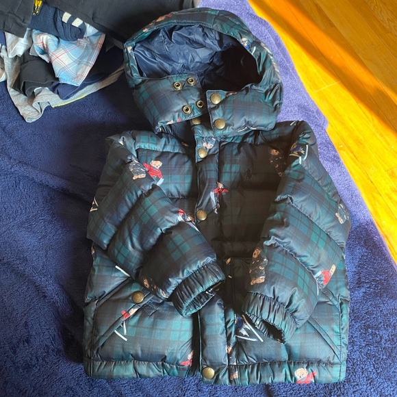 polo bear bubble jacket